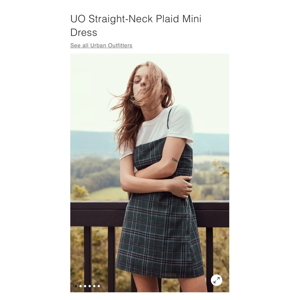 SOLD!   Urban Outfitters Plaid Mini Dress
